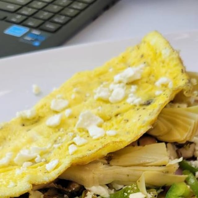 Greek Omelet Breakfast.