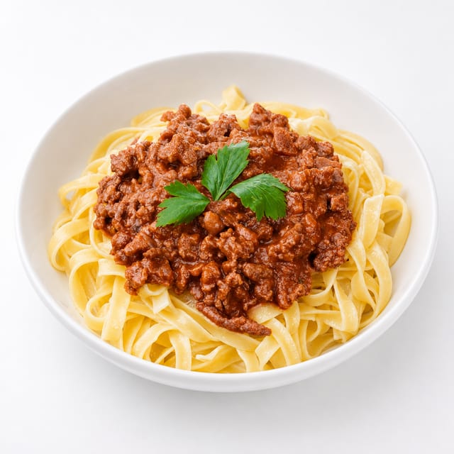 Fettuccine Bolognese.
