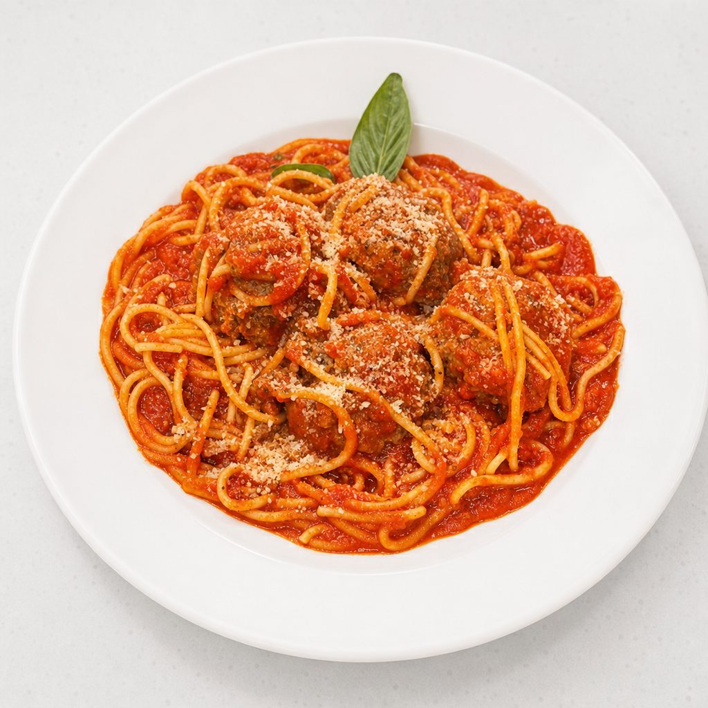 Spaghetti with Meatballs.