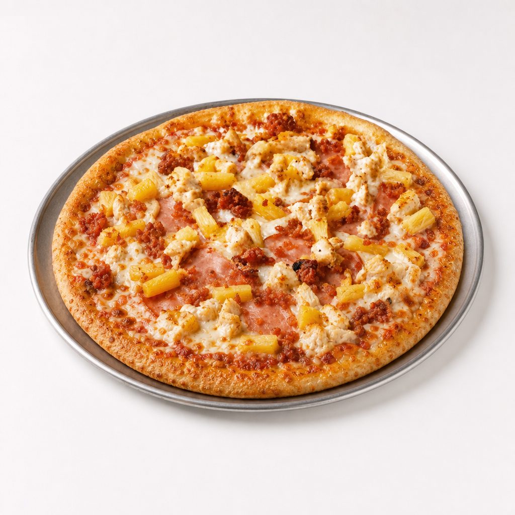 Tsunami Hawaiian Pizza.