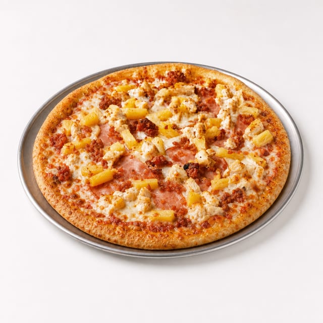Tsunami Hawaiian Pizza.