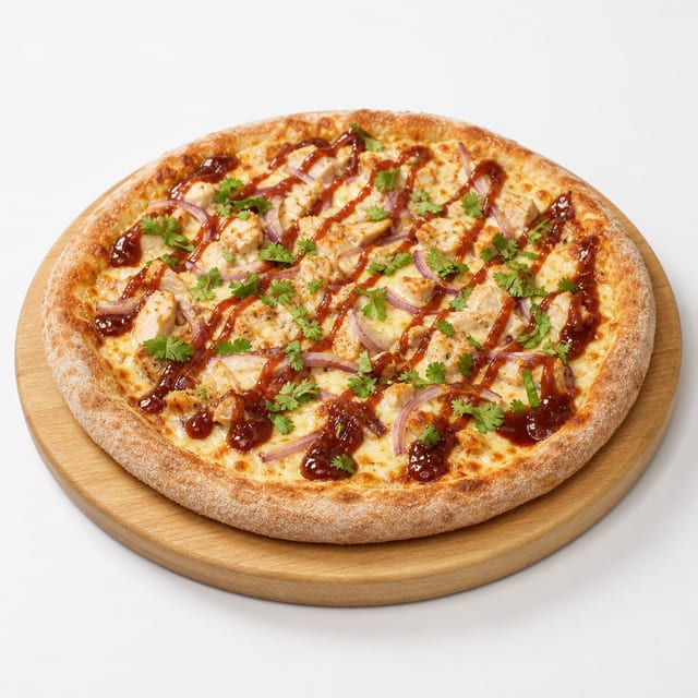 BBQ Chicken Pizza.