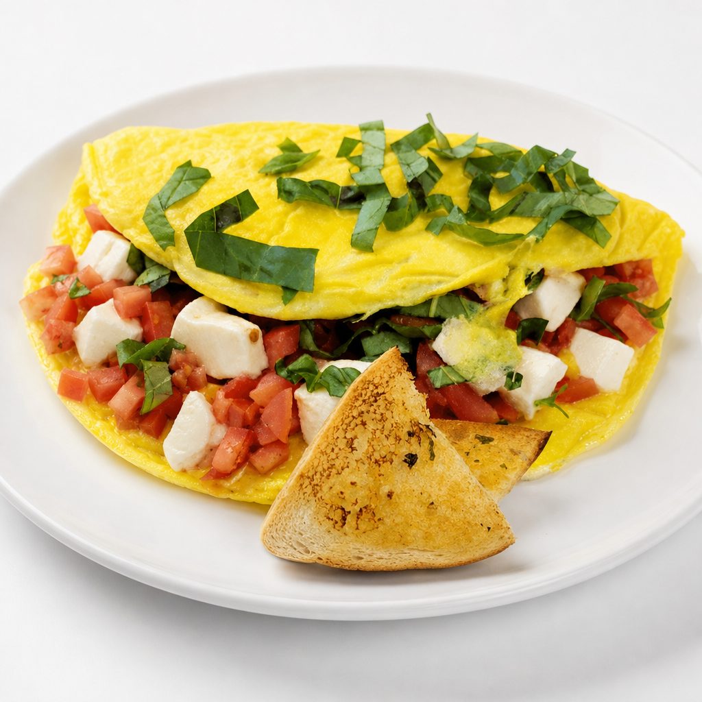 Margherita Omelet Breakfast.