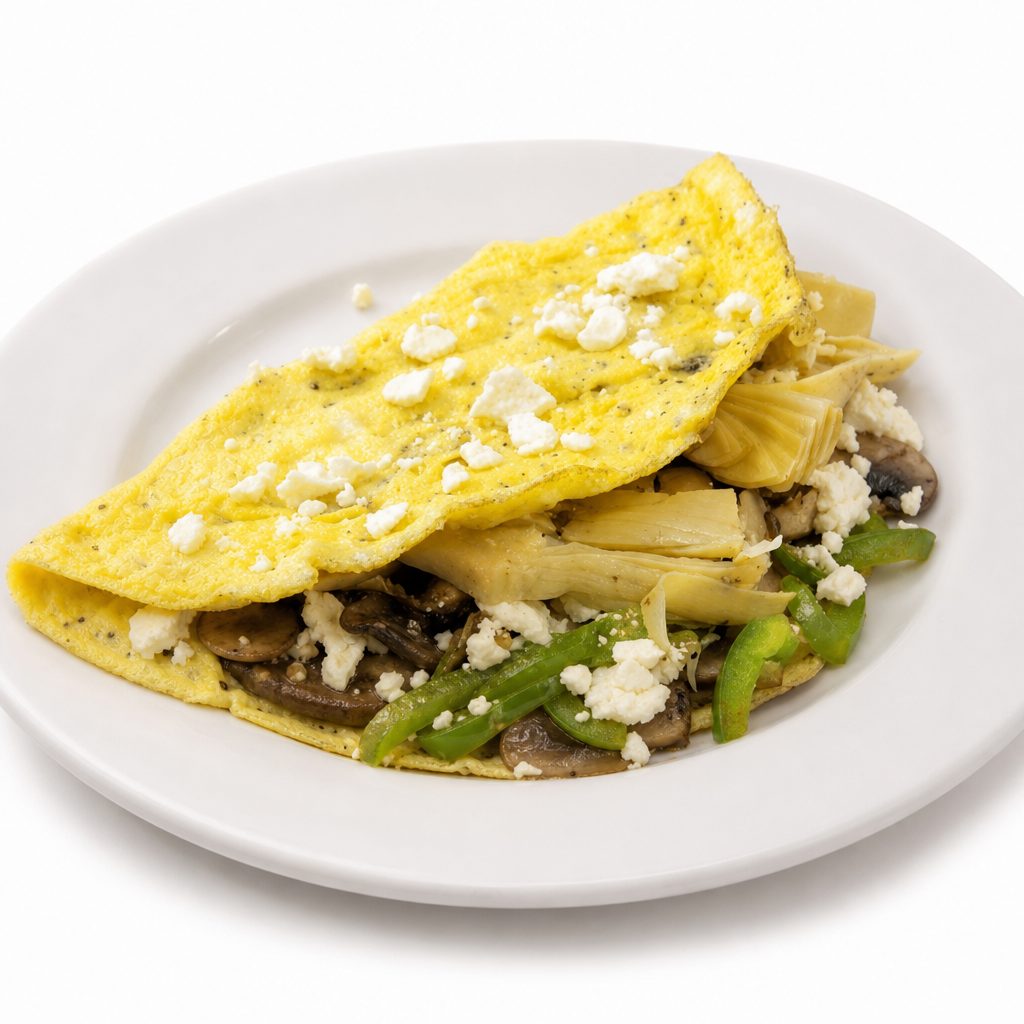 Greek Omelet Breakfast.