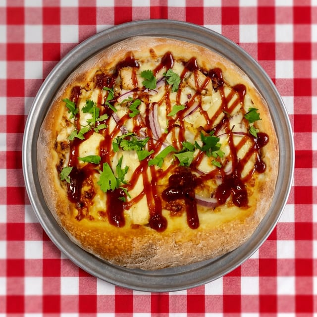 BBQ Chicken Pizza.