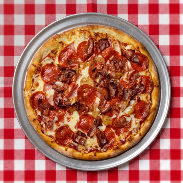Meat Pizza.