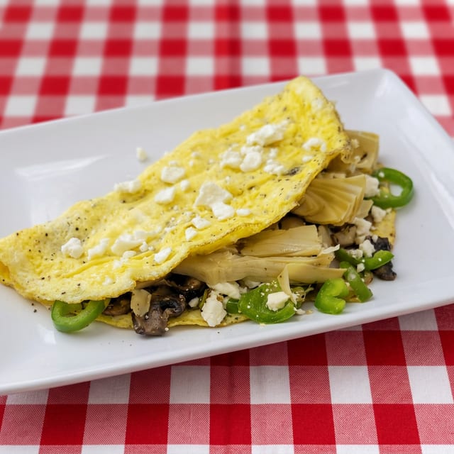 Greek Omelet Breakfast.